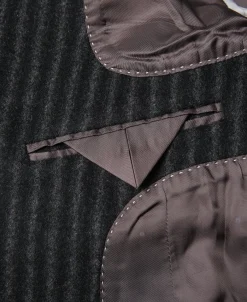 Sale Peak Lapel Double Breasted Tweed Suit Jacket Jackets&coats
