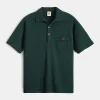 Best Raglan Sleeve Cotton-Piqué Polo Shirt - Dark Green Polo Shirts | Short Sleeve T-Shirts