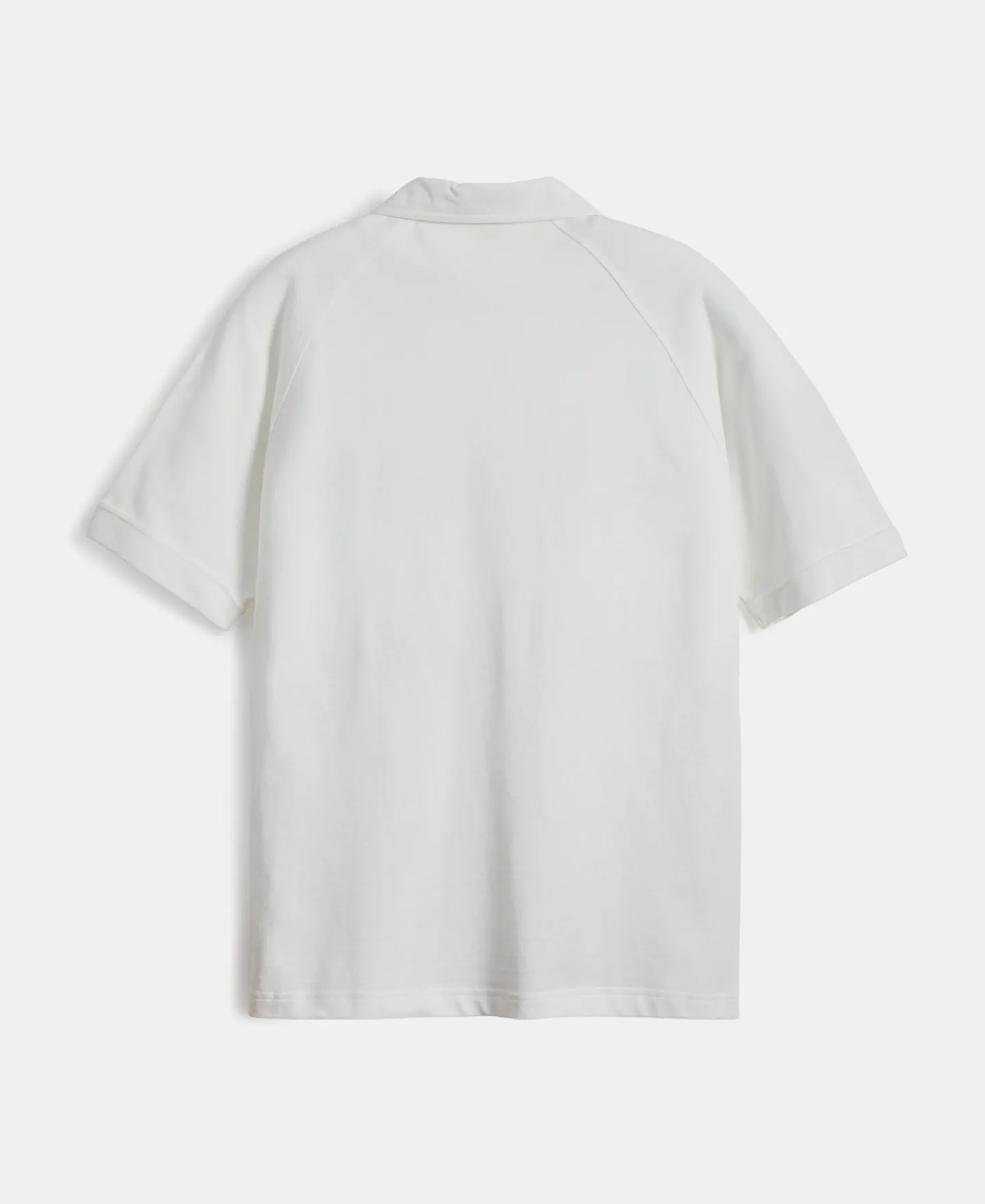 Best Raglan Sleeve Cotton-Piqué Polo Shirt - White Polo Shirts | Short Sleeve T-Shirts