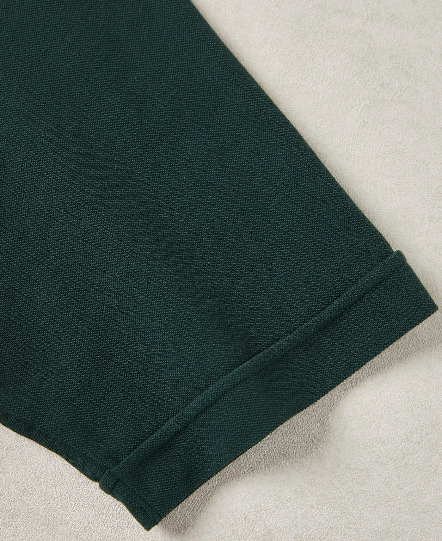 Best Raglan Sleeve Cotton-Piqué Polo Shirt - Dark Green Polo Shirts | Short Sleeve T-Shirts