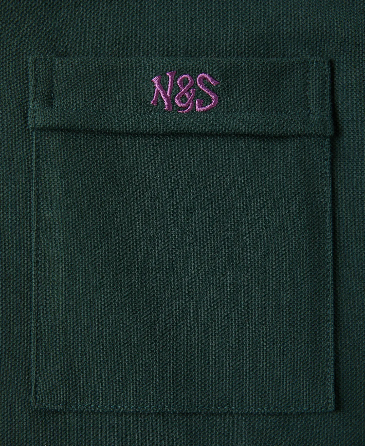 Best Raglan Sleeve Cotton-Piqué Polo Shirt - Dark Green Polo Shirts | Short Sleeve T-Shirts