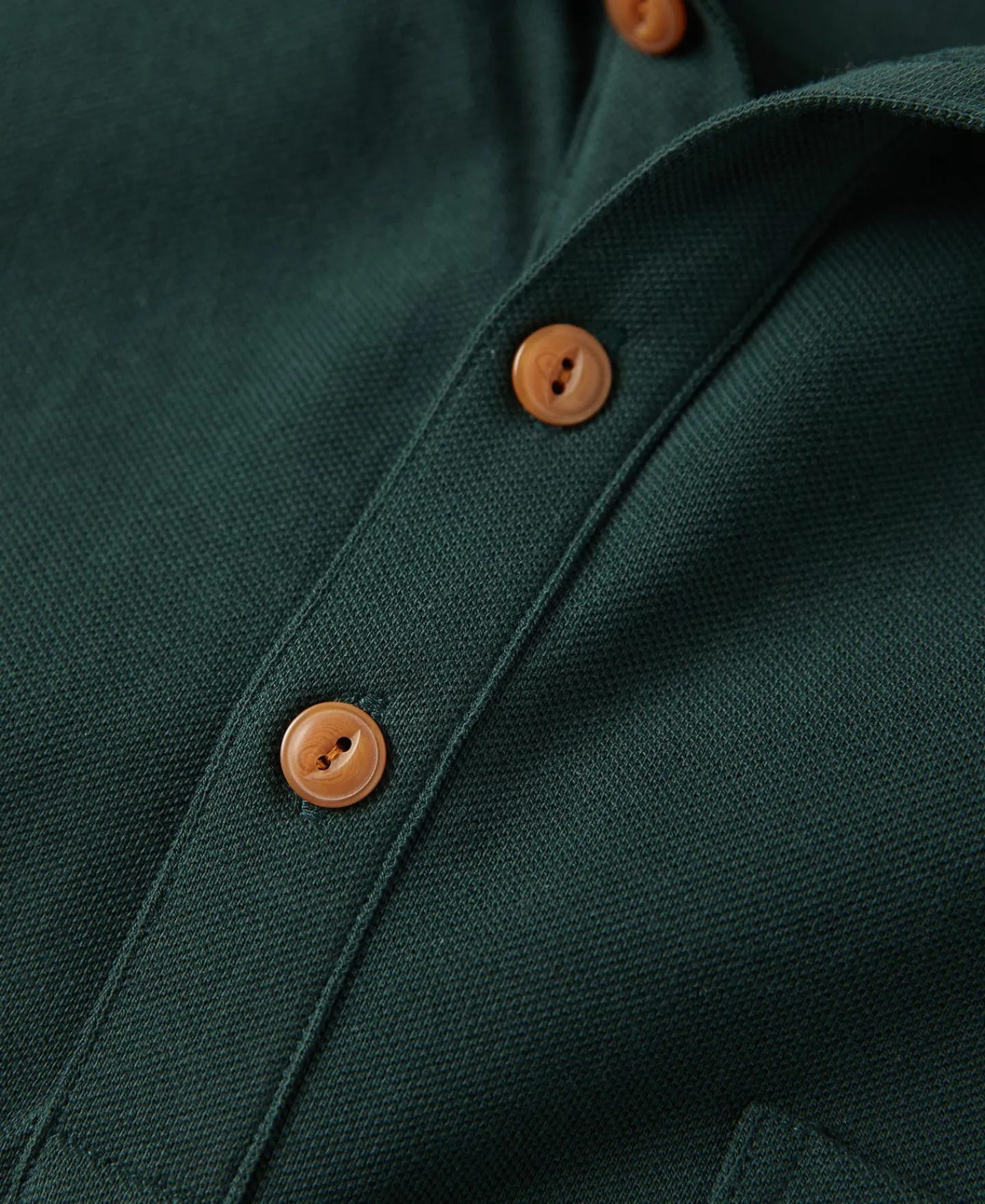 Best Raglan Sleeve Cotton-Piqué Polo Shirt - Dark Green Polo Shirts | Short Sleeve T-Shirts