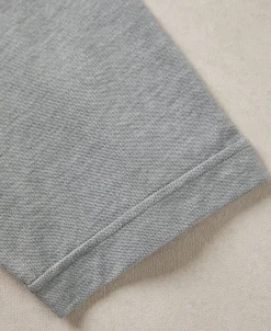Sale Raglan Sleeve Cotton-Piqué Polo Shirt - Gray Polo Shirts | Short Sleeve T-Shirts