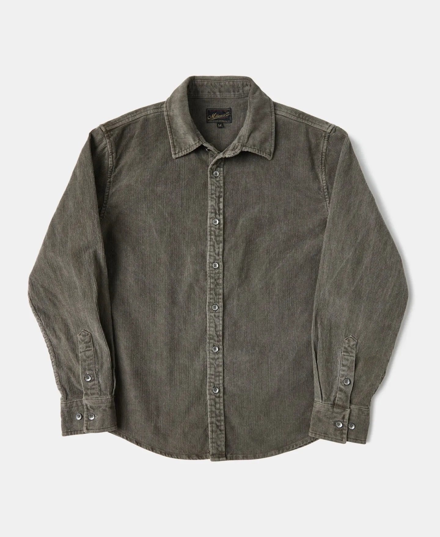 Online Regular Fit 11 Wale Corduroy Overshirt - Taupe Long Sleeve Shirts | Shirts