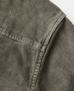 Online Regular Fit 11 Wale Corduroy Overshirt - Taupe Long Sleeve Shirts | Shirts