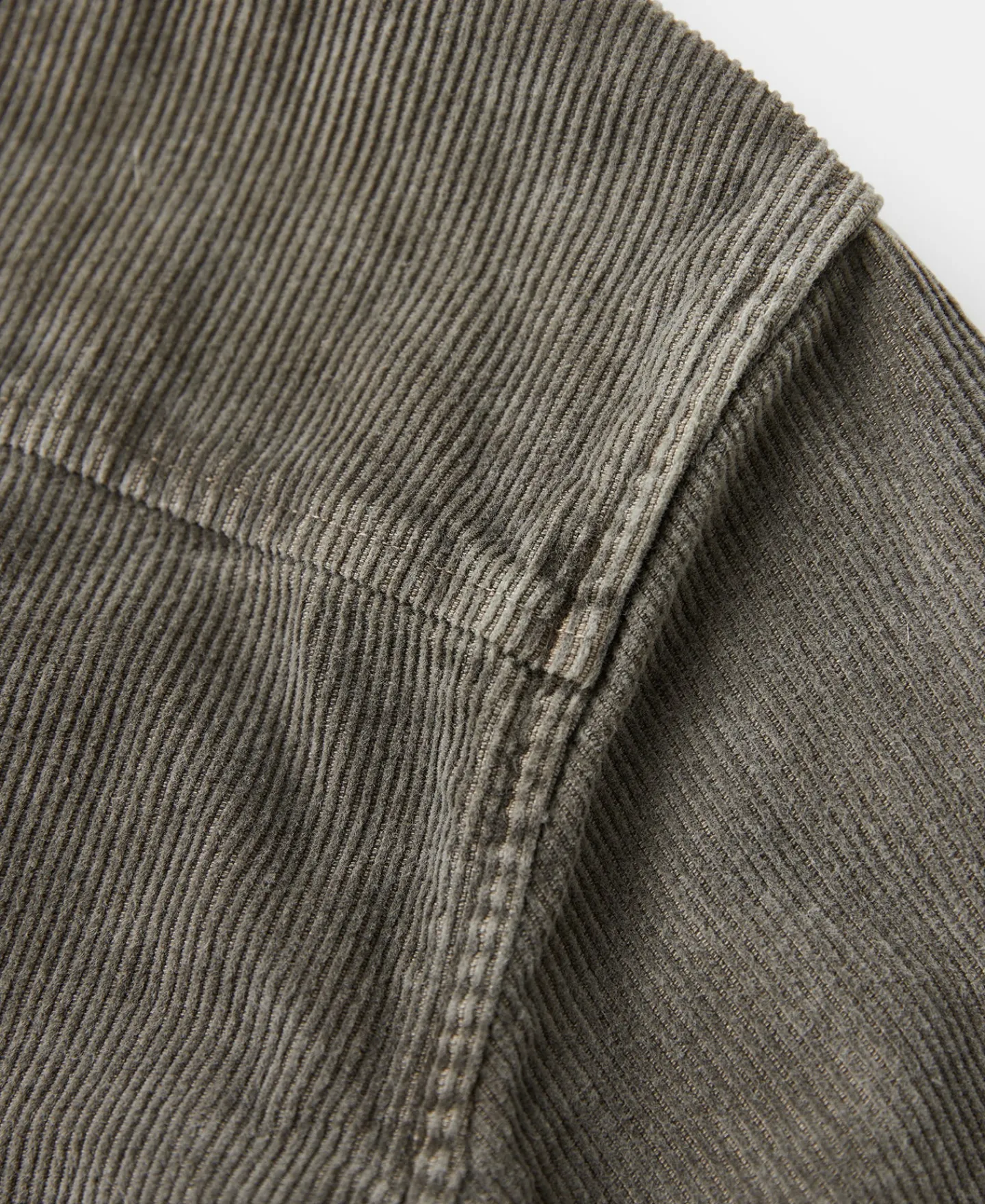 Online Regular Fit 11 Wale Corduroy Overshirt - Taupe Long Sleeve Shirts | Shirts