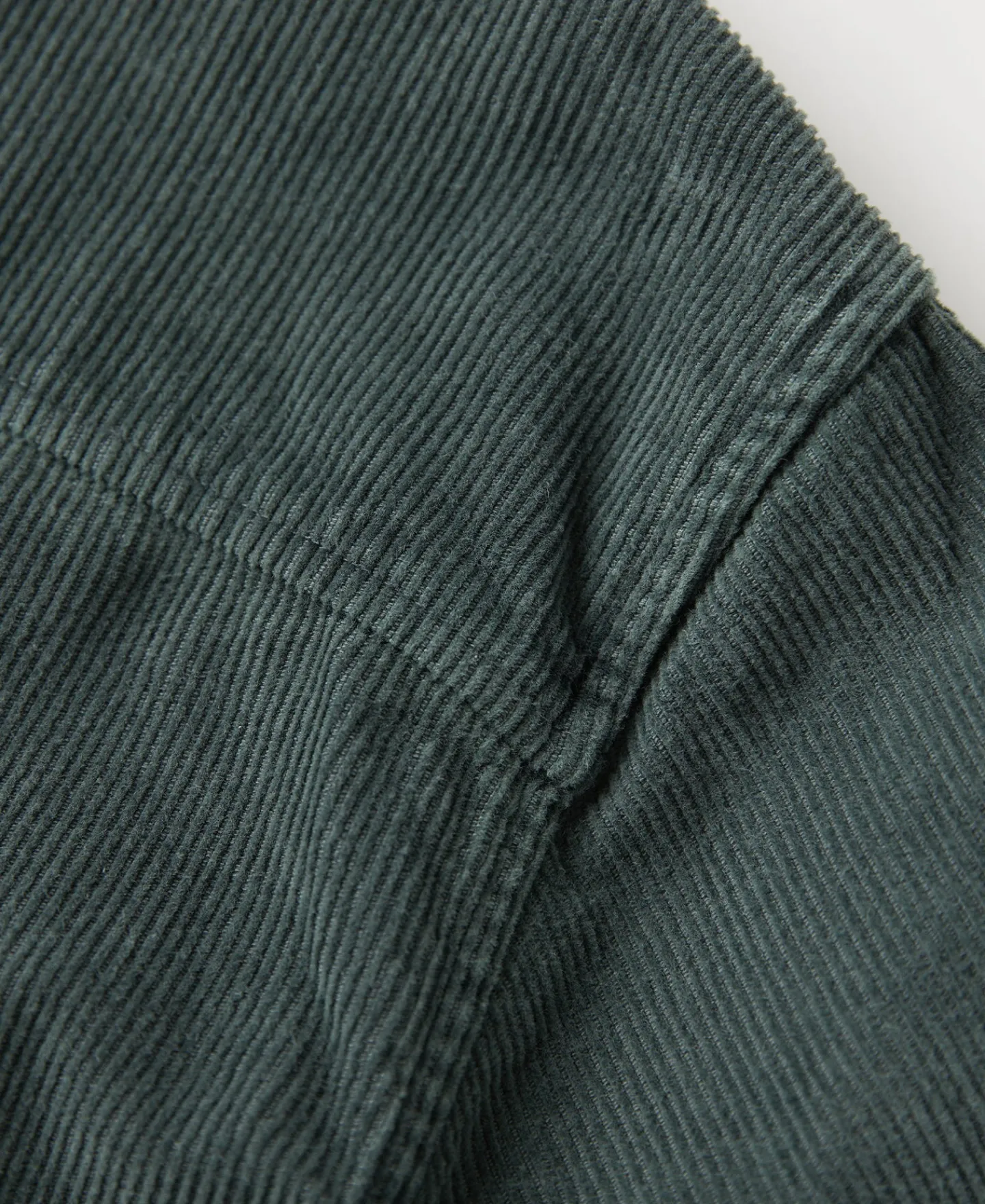 Sale Regular Fit 11 Wale Corduroy Overshirt - Dark Green Long Sleeve Shirts | Shirts