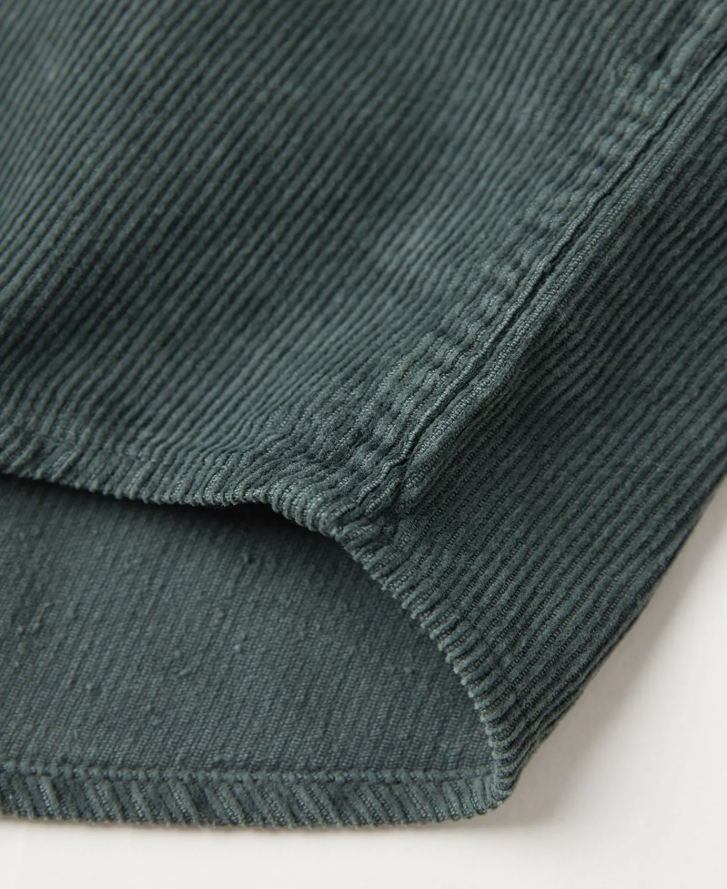 Sale Regular Fit 11 Wale Corduroy Overshirt - Dark Green Long Sleeve Shirts | Shirts