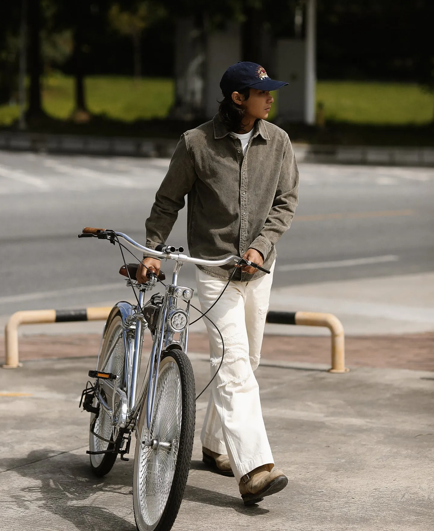 Online Regular Fit 11 Wale Corduroy Overshirt - Taupe Long Sleeve Shirts | Shirts