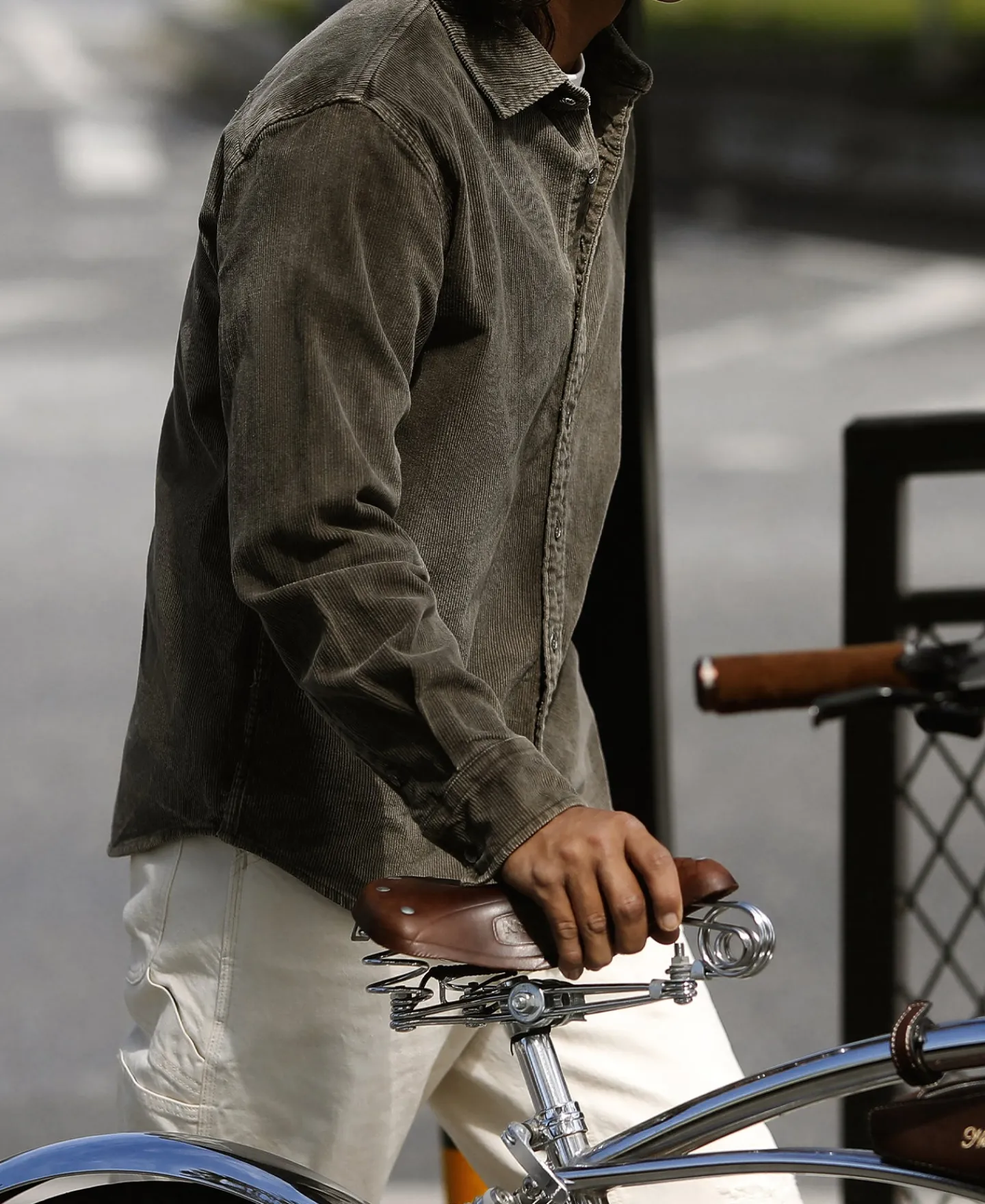 Online Regular Fit 11 Wale Corduroy Overshirt - Taupe Long Sleeve Shirts | Shirts