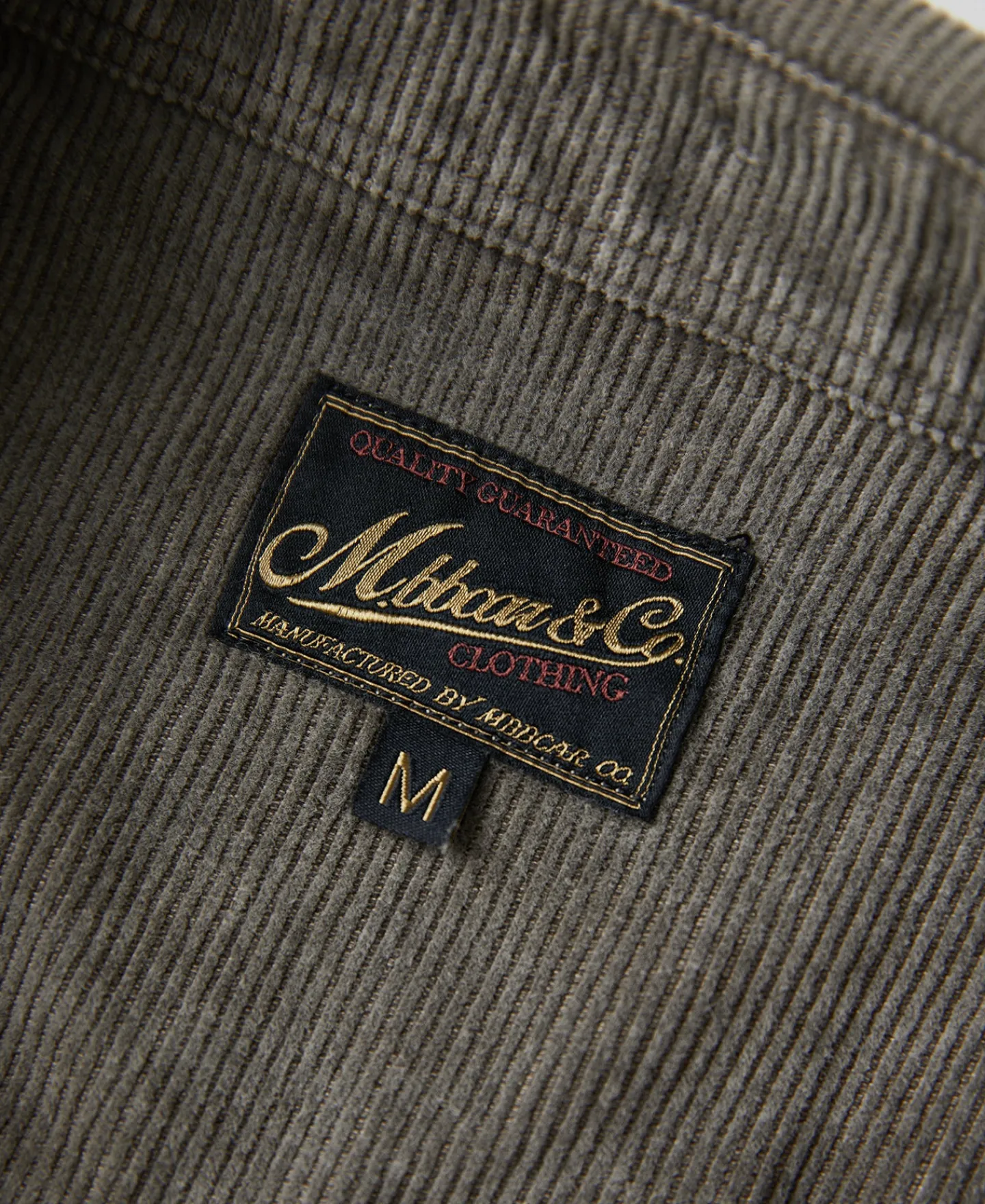 Online Regular Fit 11 Wale Corduroy Overshirt - Taupe Long Sleeve Shirts | Shirts