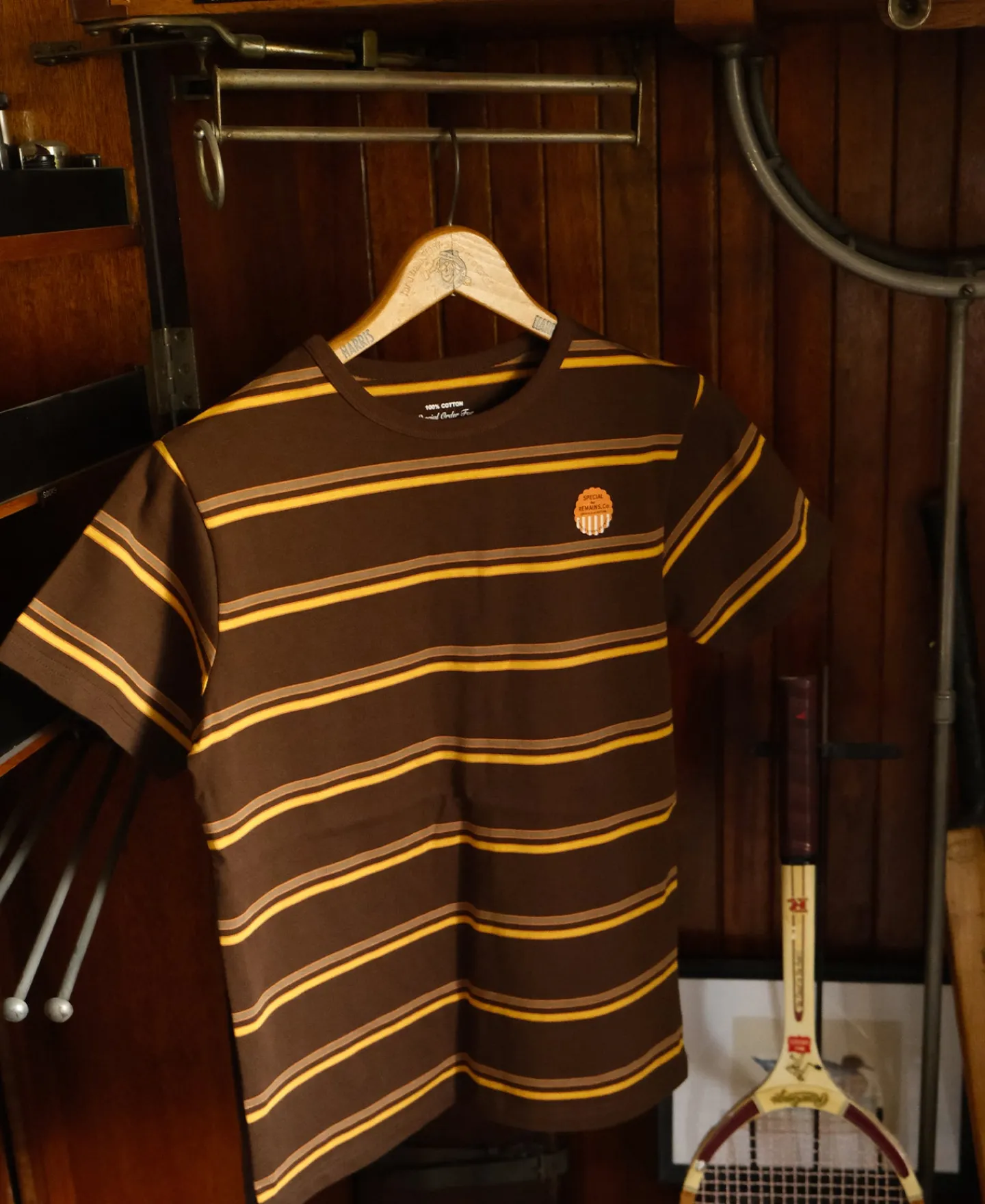 Outlet Regular Fit 1950s Crew Neck Striped T-Shirt Short Sleeve T-Shirts | T-shirts