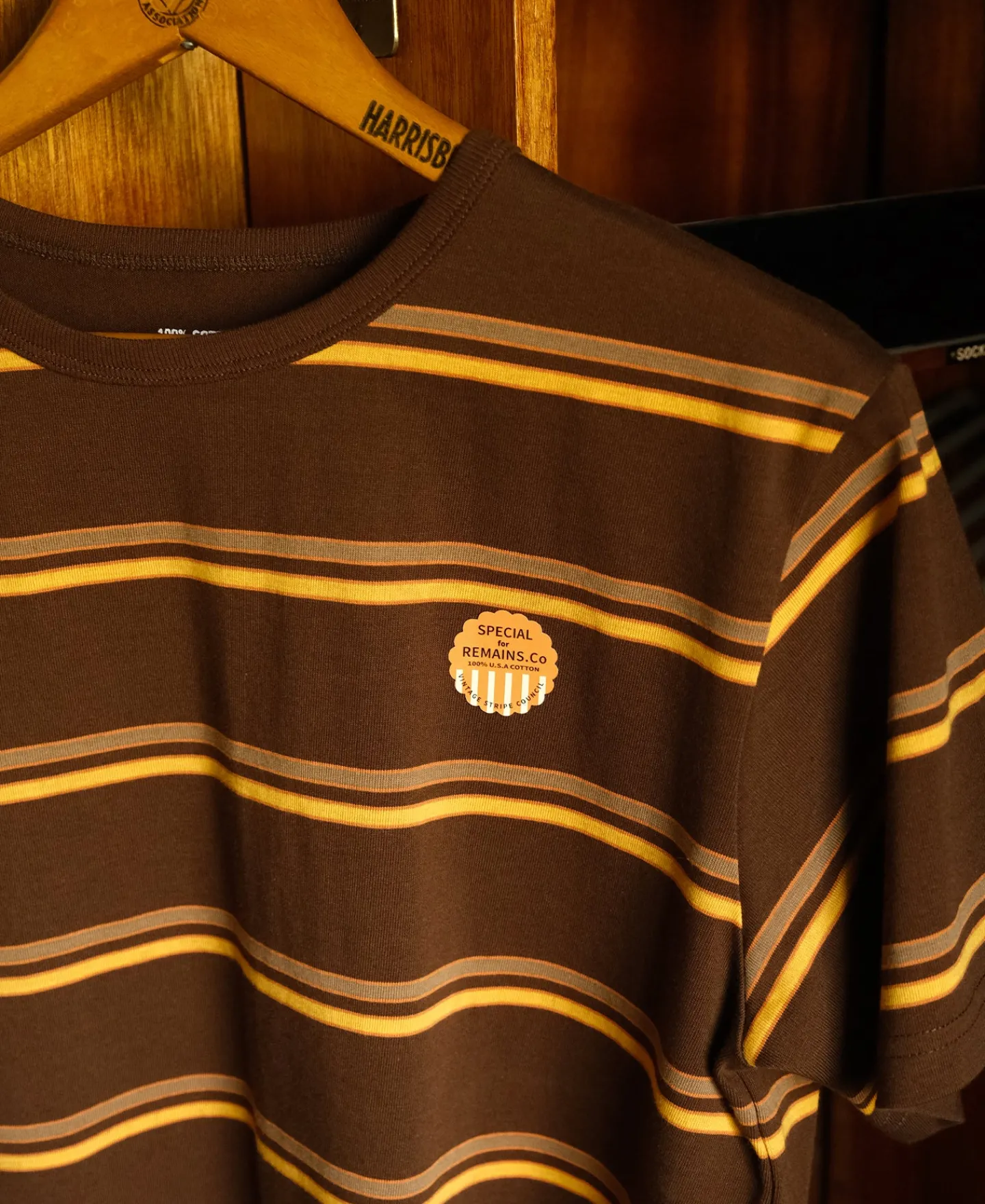 Outlet Regular Fit 1950s Crew Neck Striped T-Shirt Short Sleeve T-Shirts | T-shirts