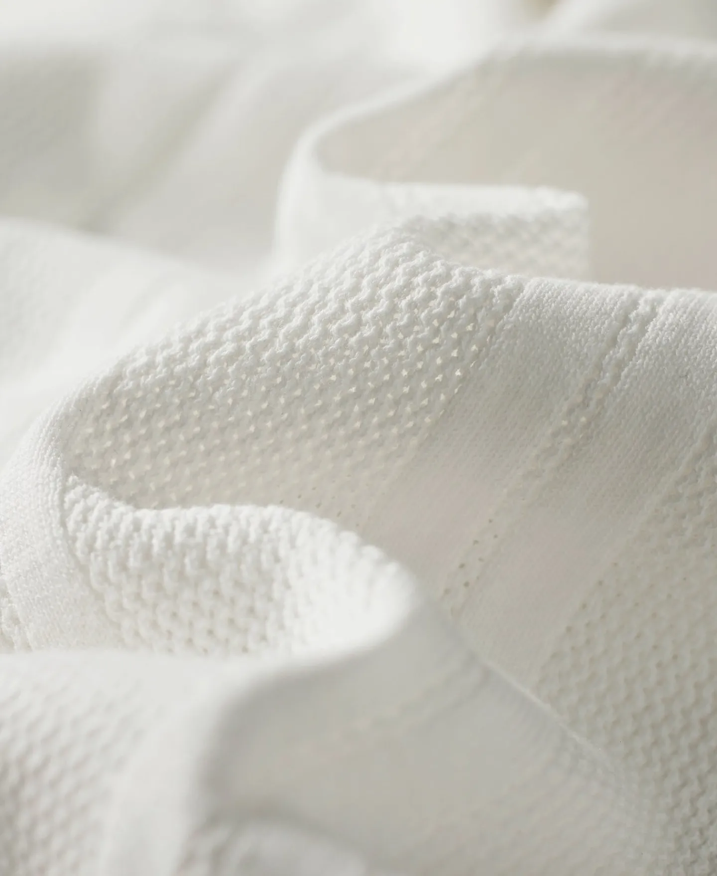 Hot Retro Knitted Jacquard Polo Shirt - White Polo Shirts | T-shirts