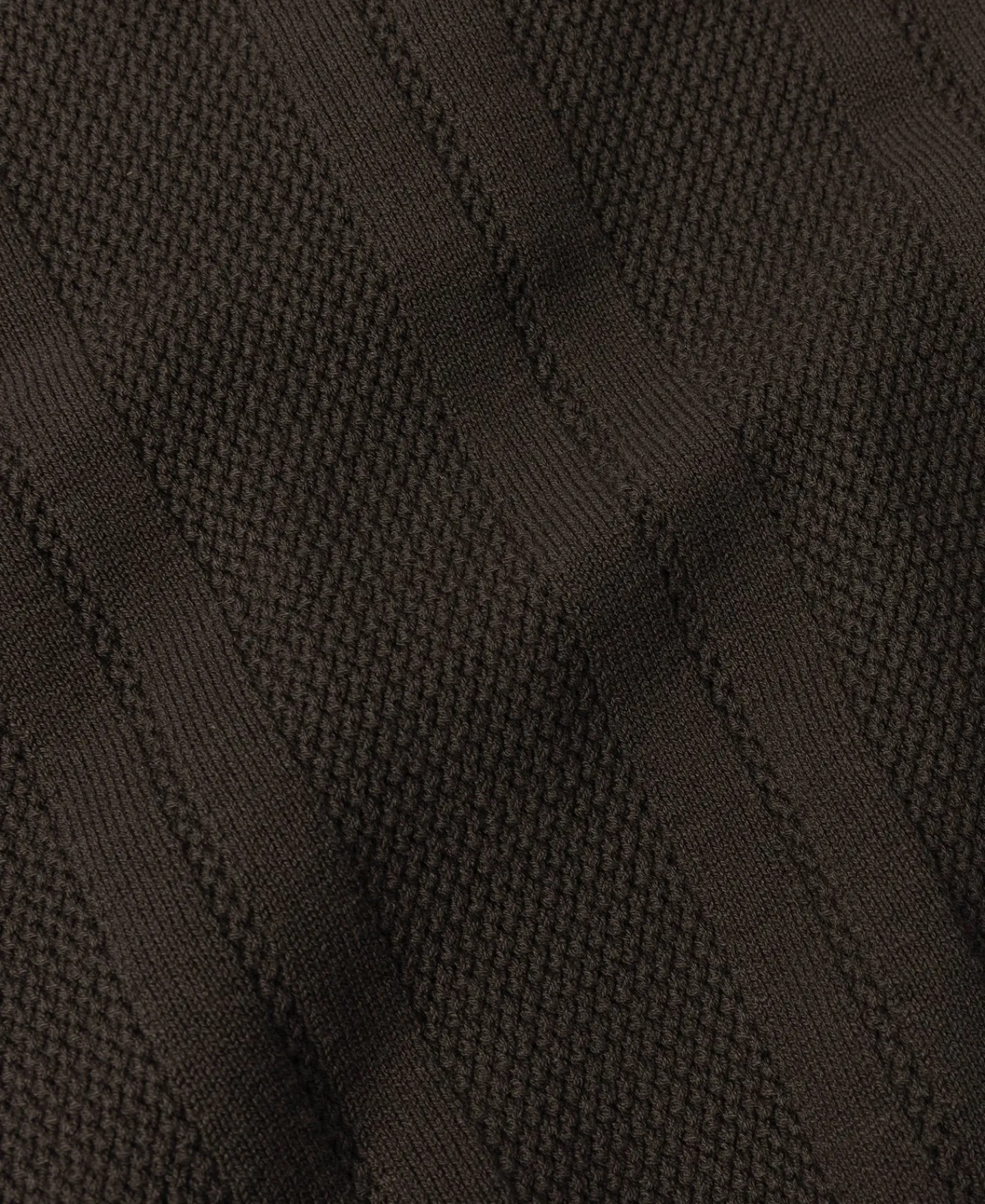Fashion Retro Knitted Jacquard Polo Shirt - Vintage Olive Knitwear&sweaters | Polo Shirts