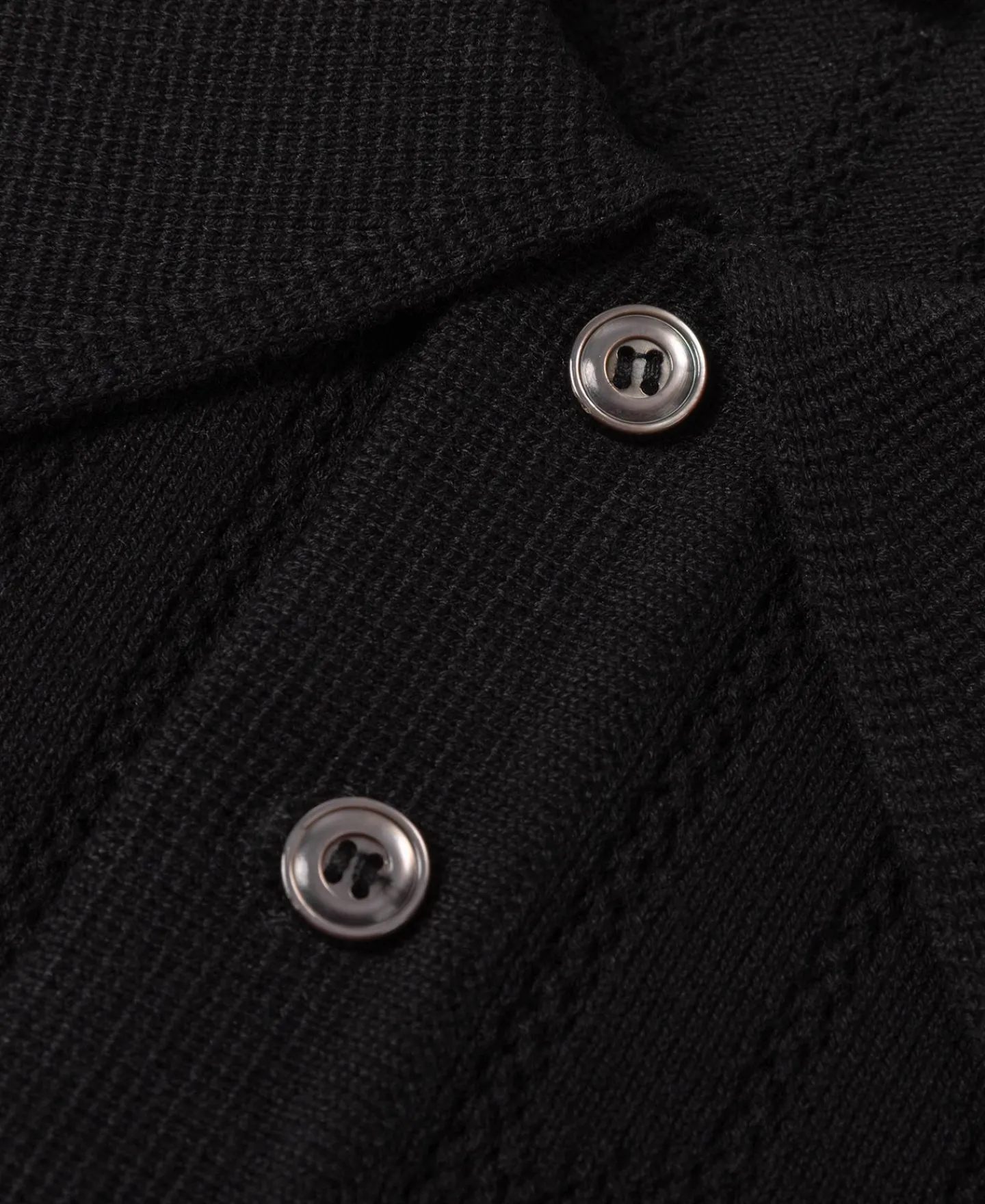 Discount Retro Knitted Jacquard Polo Shirt - Black Knitwear&sweaters | Polo Shirts