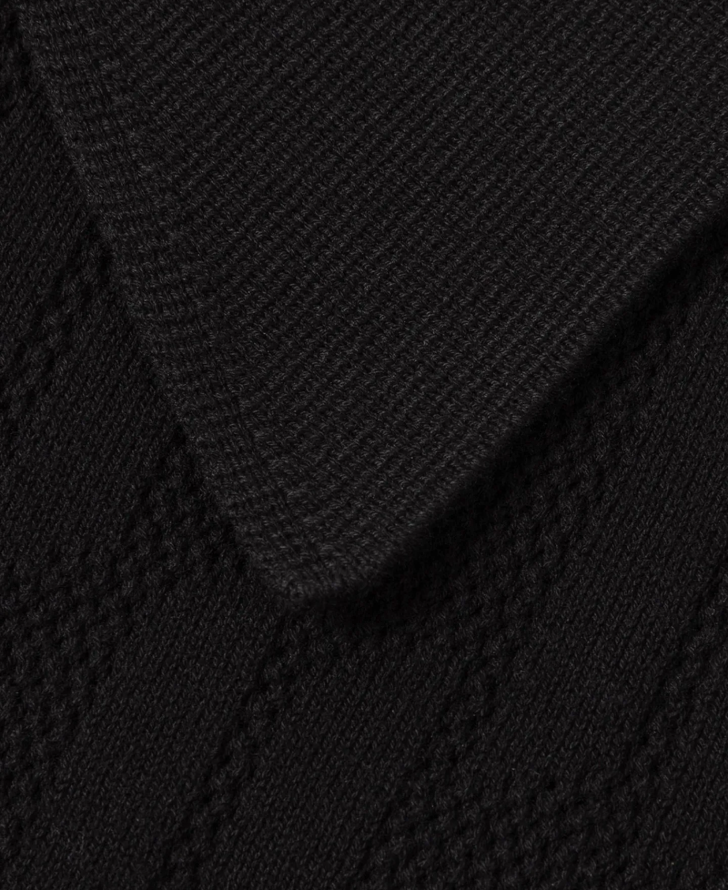 Discount Retro Knitted Jacquard Polo Shirt - Black Knitwear&sweaters | Polo Shirts