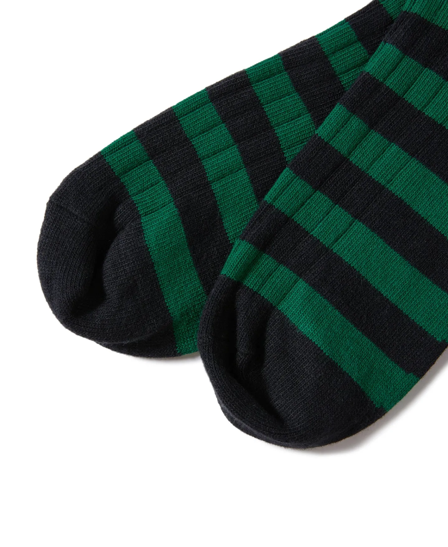 Sale Retro Striped Cotton Socks - Black/Green Socks | Tank Tops&vests&boxers