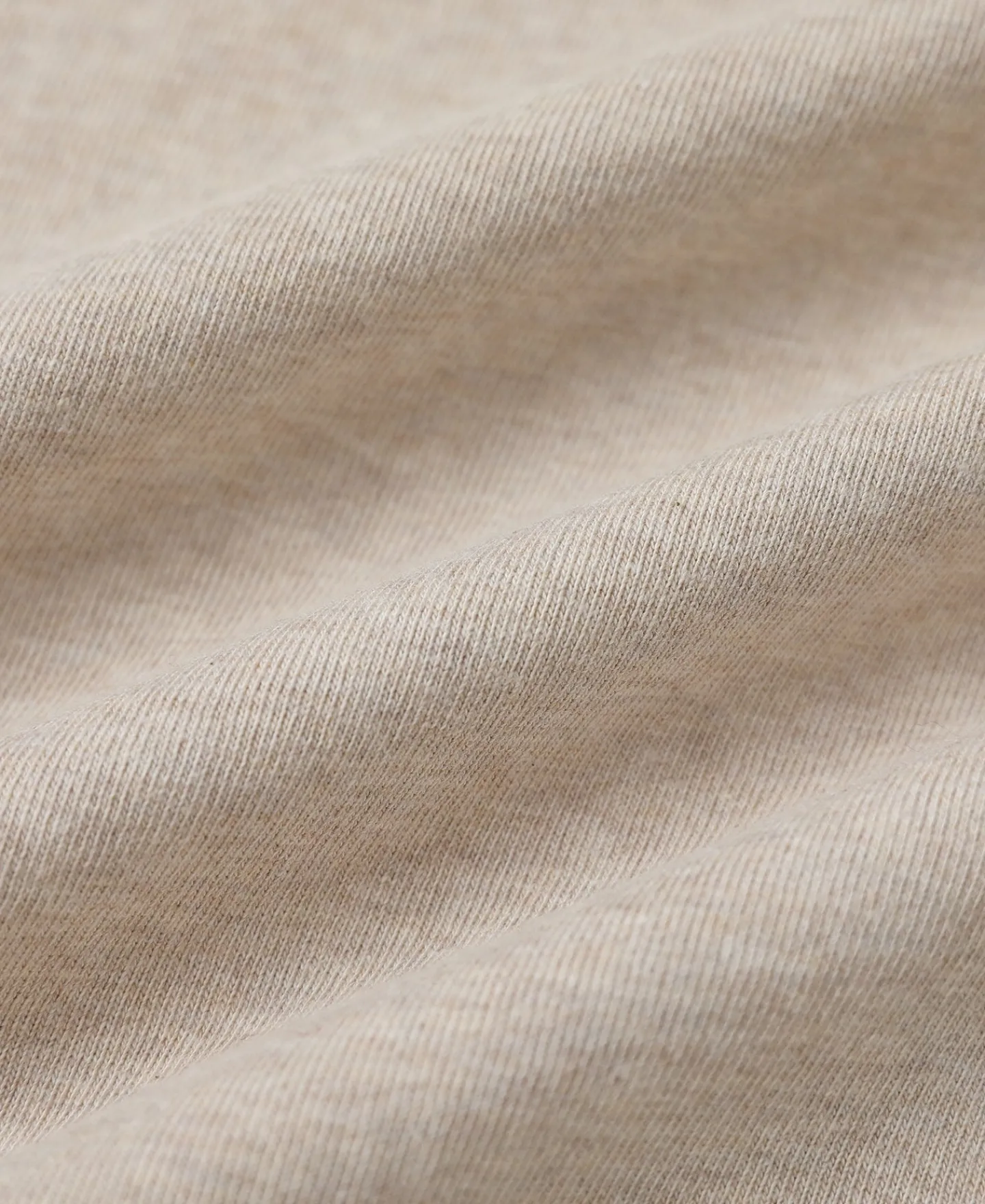 Online 1930s 10.5 oz Cotton Loopwheel Tubular Henley Shirt - Oatmeal Henleys | Long Sleeve T-Shirts