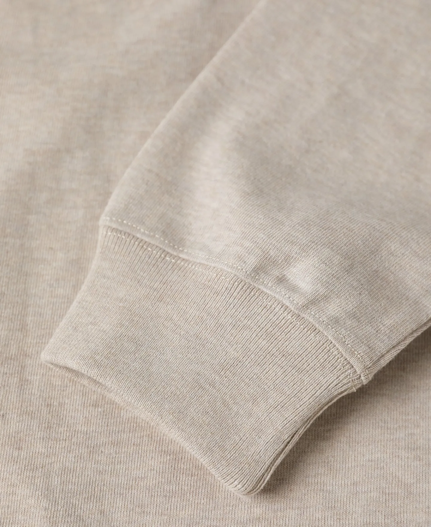 Online 1930s 10.5 oz Cotton Loopwheel Tubular Henley Shirt - Oatmeal Henleys | Long Sleeve T-Shirts