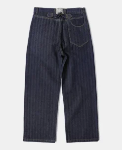 Fashion 1870s 15 oz Herringbone Selvedge Denim Work Jeans Jeans | Denim