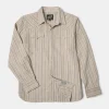 Hot 1950s 8 oz Striped Corduroy Western Shirt Long Sleeve Shirts | Shirts
