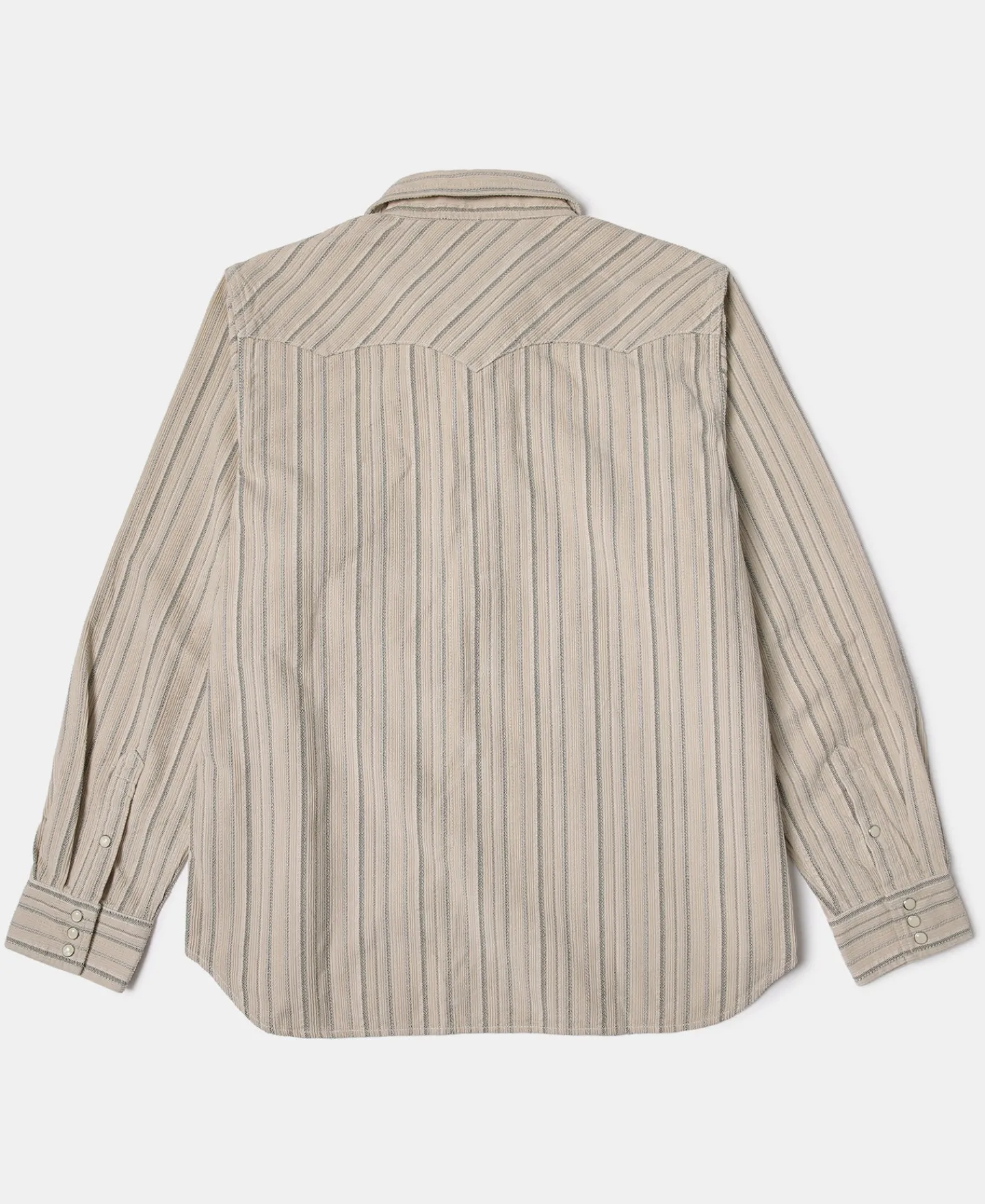 Hot 1950s 8 oz Striped Corduroy Western Shirt Long Sleeve Shirts | Shirts