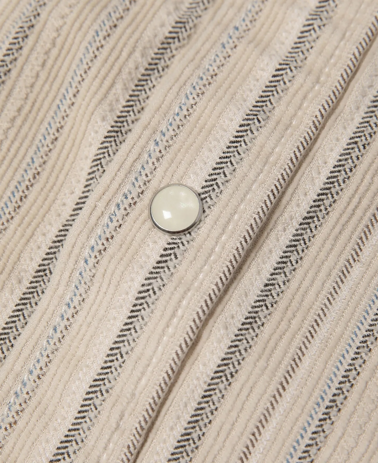 Hot 1950s 8 oz Striped Corduroy Western Shirt Long Sleeve Shirts | Shirts