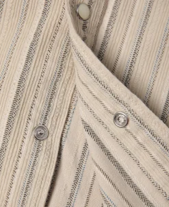 Hot 1950s 8 oz Striped Corduroy Western Shirt Long Sleeve Shirts | Shirts