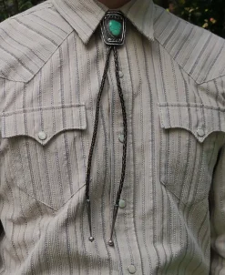 Hot 1950s 8 oz Striped Corduroy Western Shirt Long Sleeve Shirts | Shirts