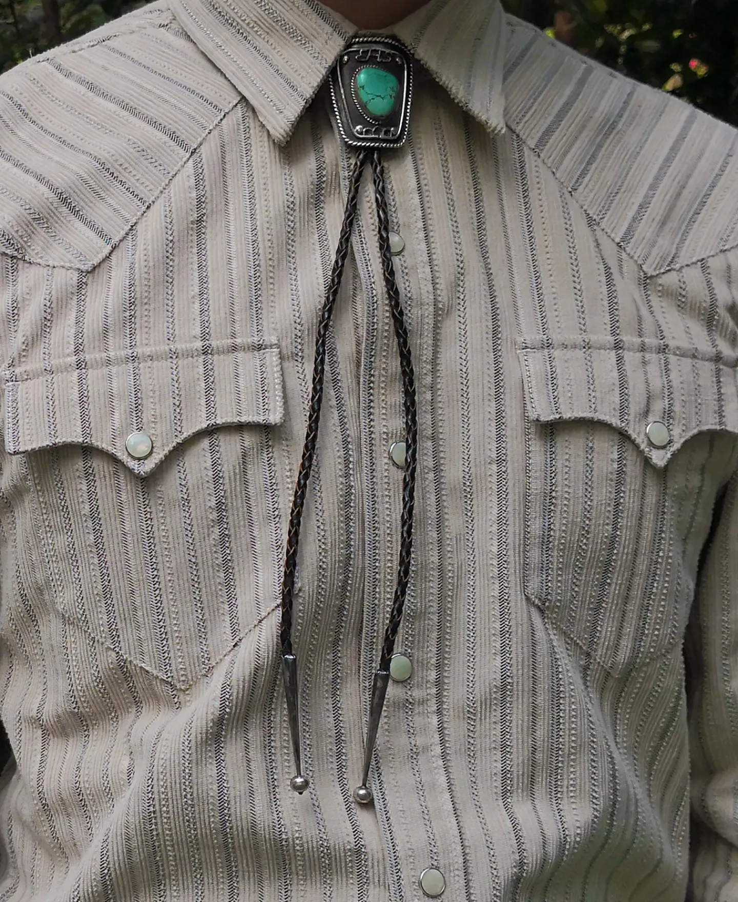 Hot 1950s 8 oz Striped Corduroy Western Shirt Long Sleeve Shirts | Shirts