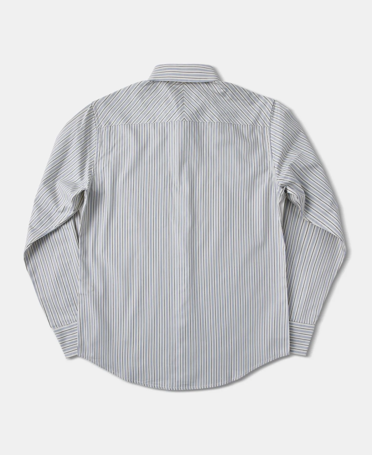 Outlet 1930s 5 oz Yarn-Dyed Striped Dress Shirt Long Sleeve Shirts | Shirts