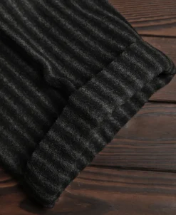 Discount 1920s Black & Gray Stripe Tweed Trousers Pants&trousers