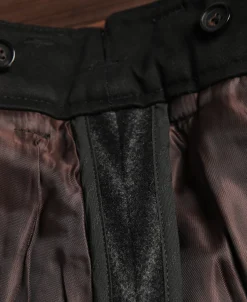 Discount 1920s Black & Gray Stripe Tweed Trousers Pants&trousers