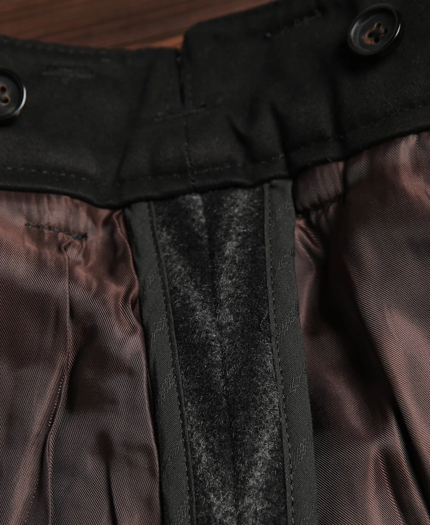 Discount 1920s Black & Gray Stripe Tweed Trousers Pants&trousers