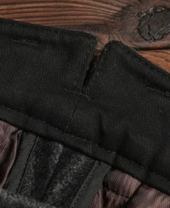 Discount 1920s Black & Gray Stripe Tweed Trousers Pants&trousers