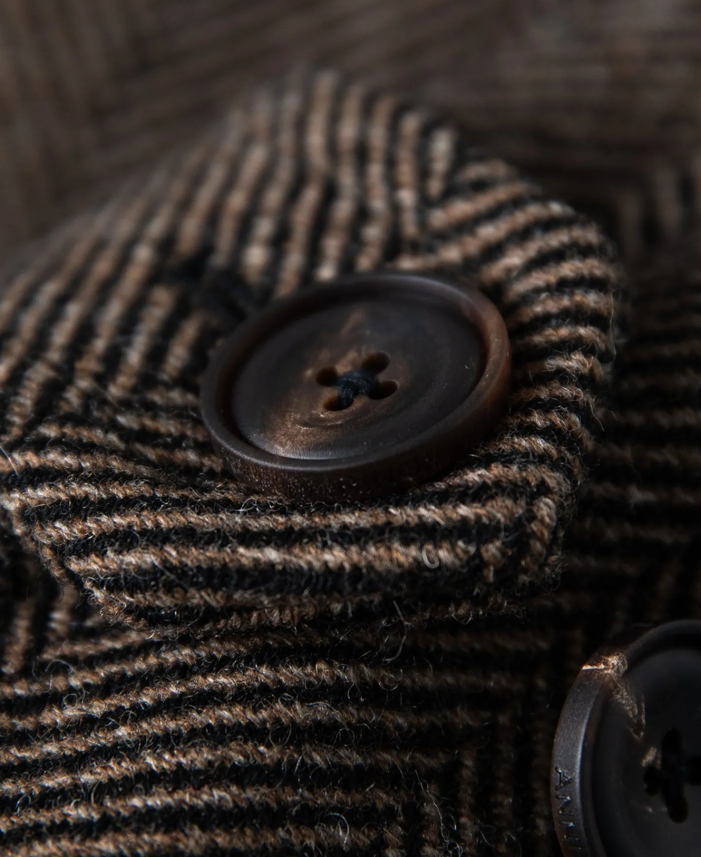 Sale 1920s Brown Herringbone Tweed Balmacaan Coat Jackets&coats