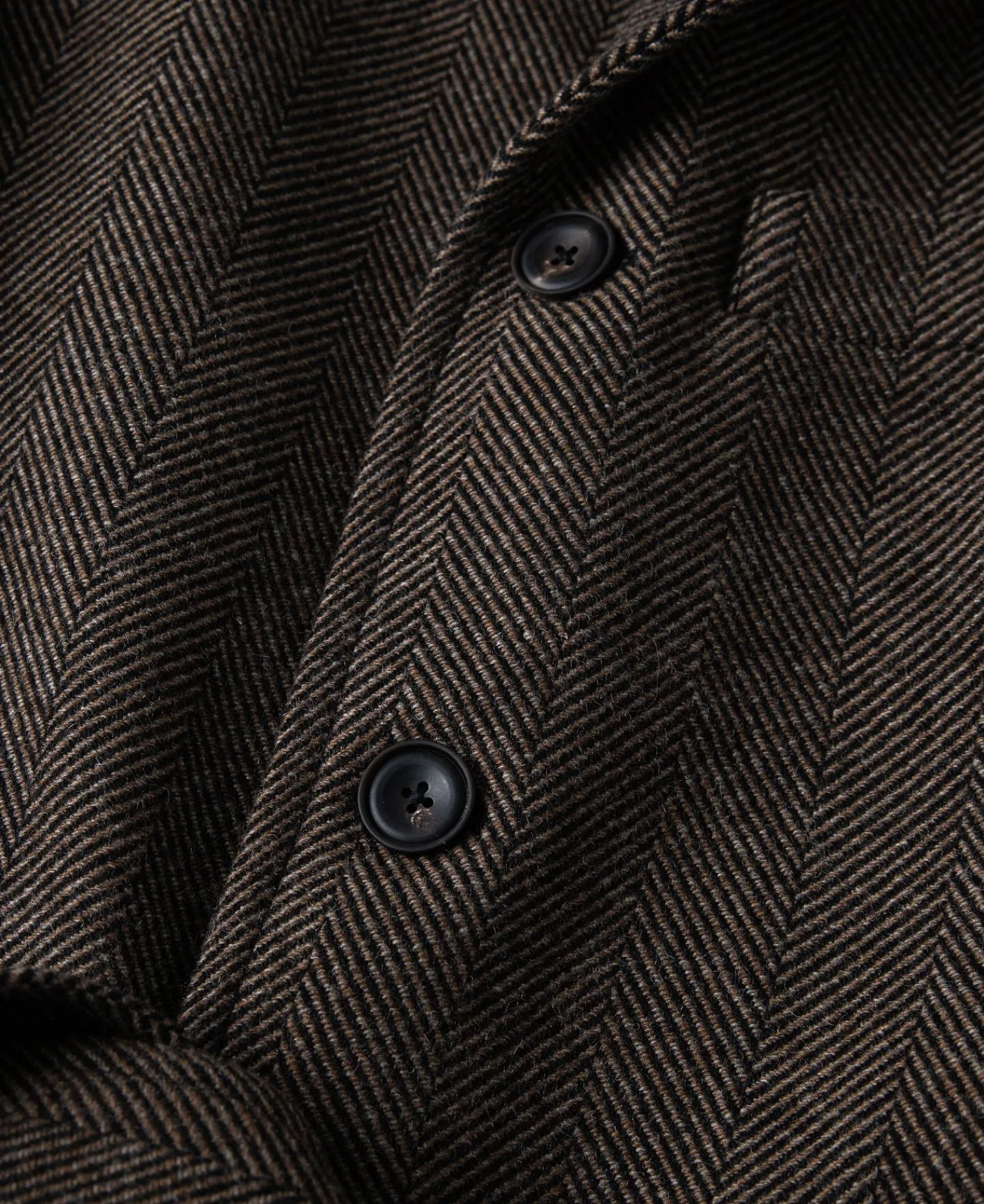 Sale 1920s Brown Herringbone Tweed Balmacaan Coat Jackets&coats