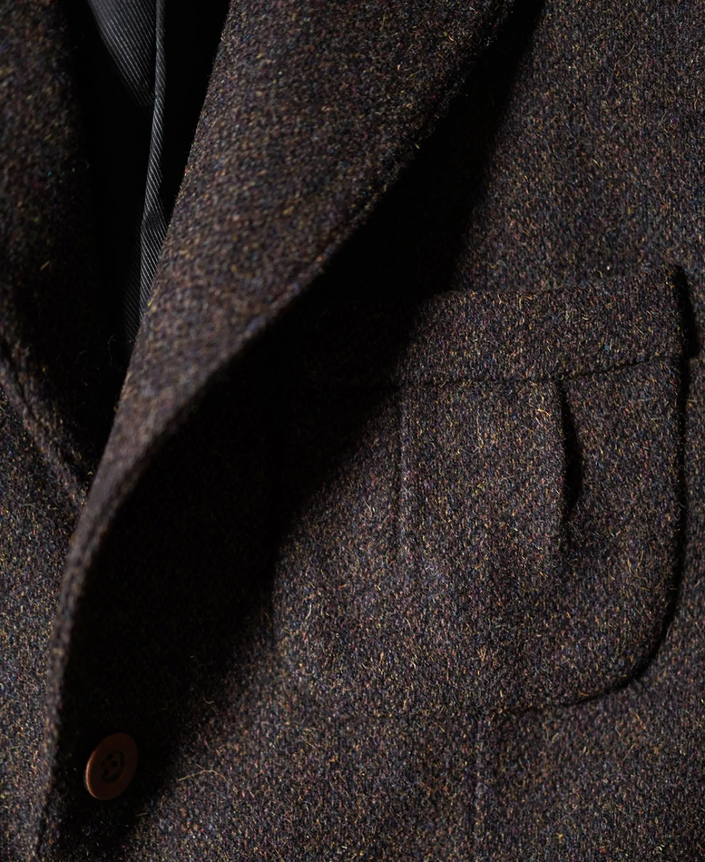 New 1930s Chocolate Brown Tweed Safari Jacket Jackets&coats