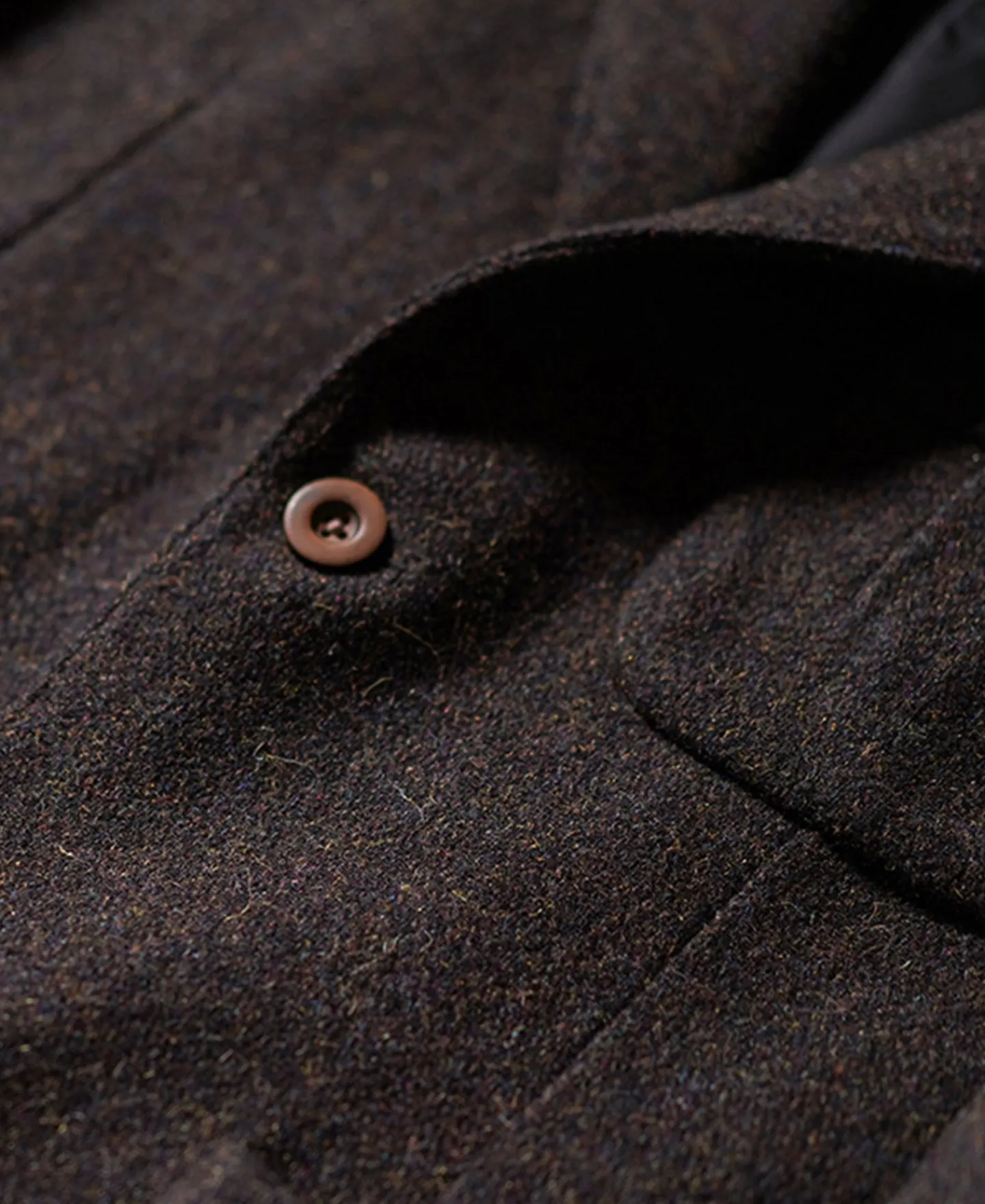 New 1930s Chocolate Brown Tweed Safari Jacket Jackets&coats