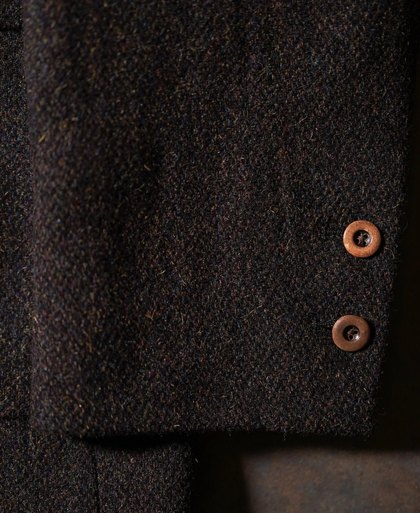 New 1930s Chocolate Brown Tweed Safari Jacket Jackets&coats