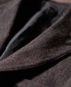 New 1930s Chocolate Brown Tweed Safari Jacket Jackets&coats