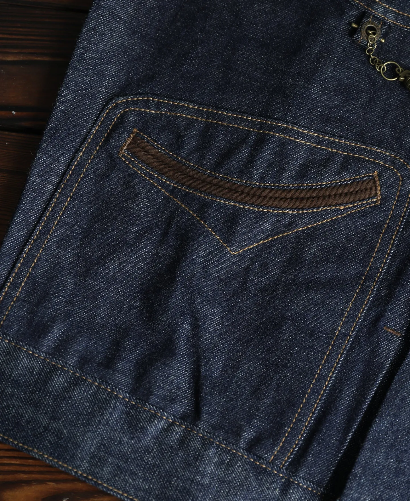 Discount 1940s Corduroy Collar Selvedge Denim Jacket Jackets&coats | Denim Jackets