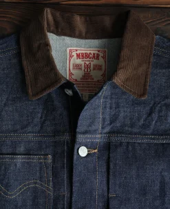 Discount 1940s Corduroy Collar Selvedge Denim Jacket Jackets&coats | Denim Jackets