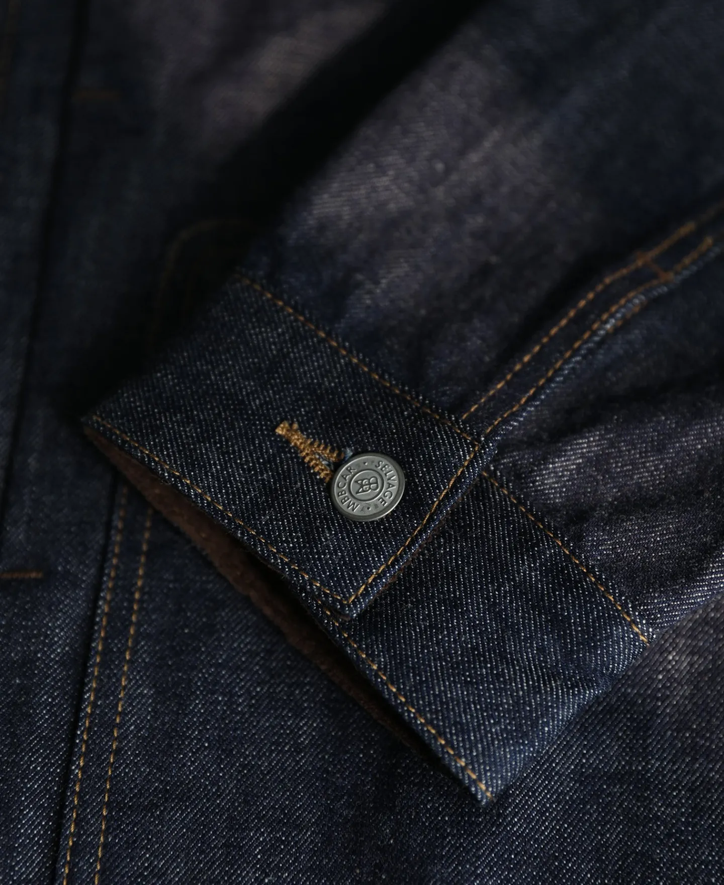 Discount 1940s Corduroy Collar Selvedge Denim Jacket Jackets&coats | Denim Jackets