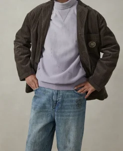 Online 1960s Corduroy Pocket Sport Coat - Gray Jackets&coats