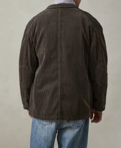 Online 1960s Corduroy Pocket Sport Coat - Gray Jackets&coats