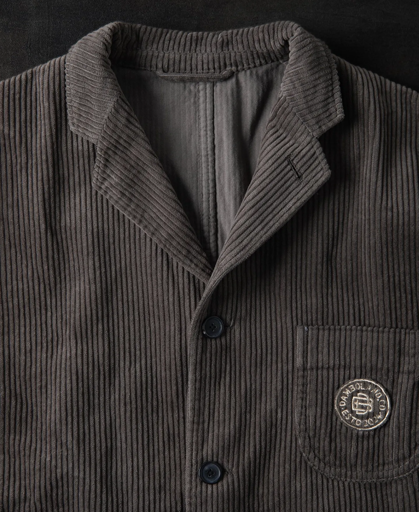 Online 1960s Corduroy Pocket Sport Coat - Gray Jackets&coats
