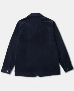 Sale 1940s French Indigo Corduroy Chore Coat Jackets&coats