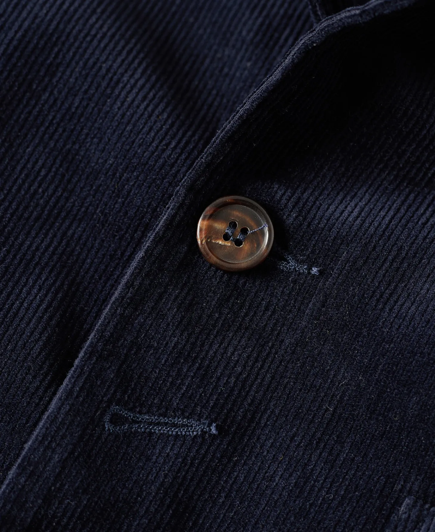 Sale 1940s French Indigo Corduroy Chore Coat Jackets&coats